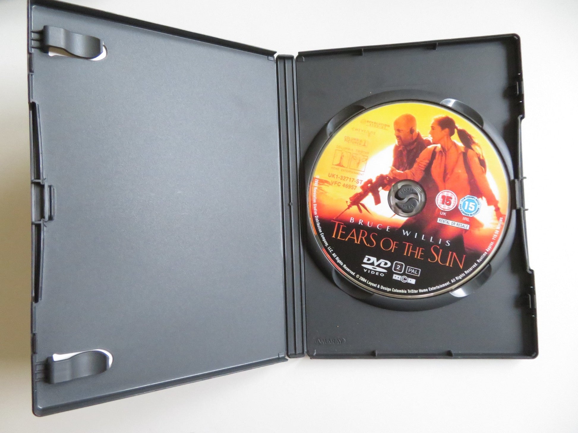 TEARS OF THE SUN - B (DVD) BRUCE WILLIS MONICA BELLUCCI 2003 REGION 2 Movie posters