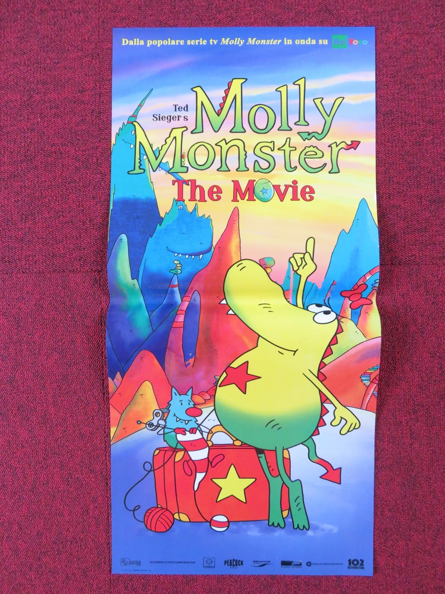 TED SIEGER'S MOLLY MONSTER ITALIAN LOCANDINA POSTER SOPHIE ROIS JUDY WINTER 2016 Rendezvous Cinema Movie posters