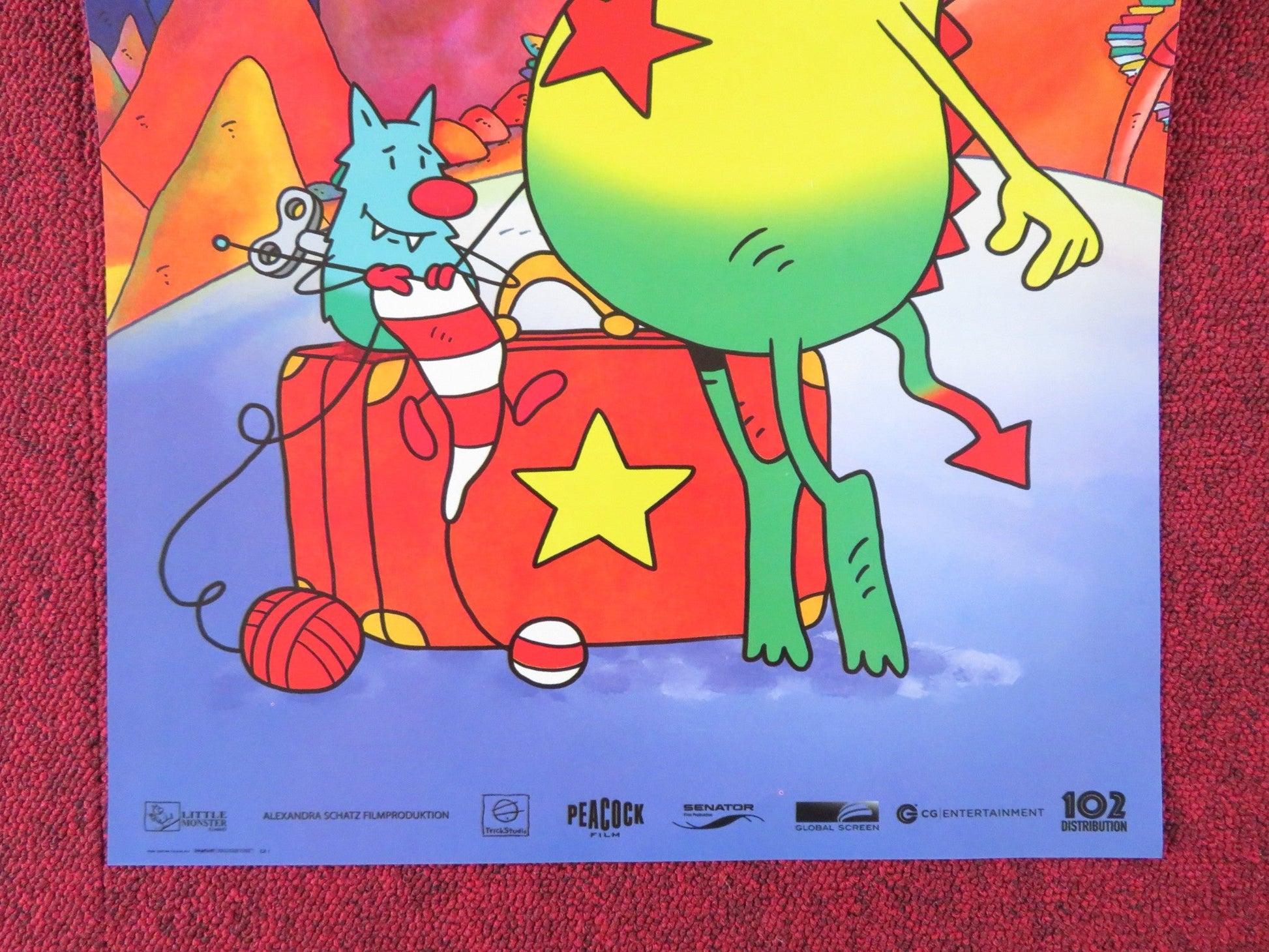 TED SIEGER'S MOLLY MONSTER ITALIAN LOCANDINA POSTER SOPHIE ROIS JUDY WINTER 2016 Rendezvous Cinema Movie posters