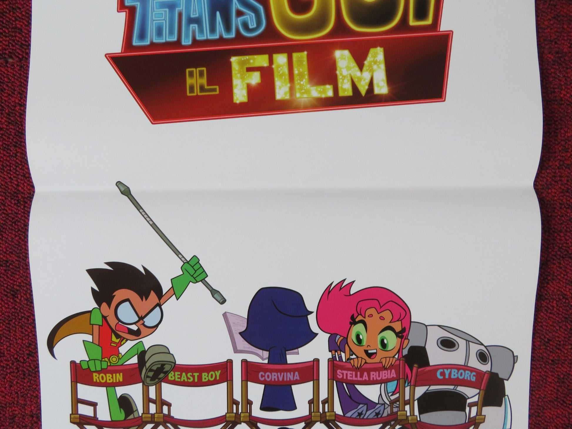 TEEN TITANS GO! TO THE MOVIES ITALIAN LOCANDINA POSTER GREG CIPES 2018 Rendezvous Cinema Movie posters