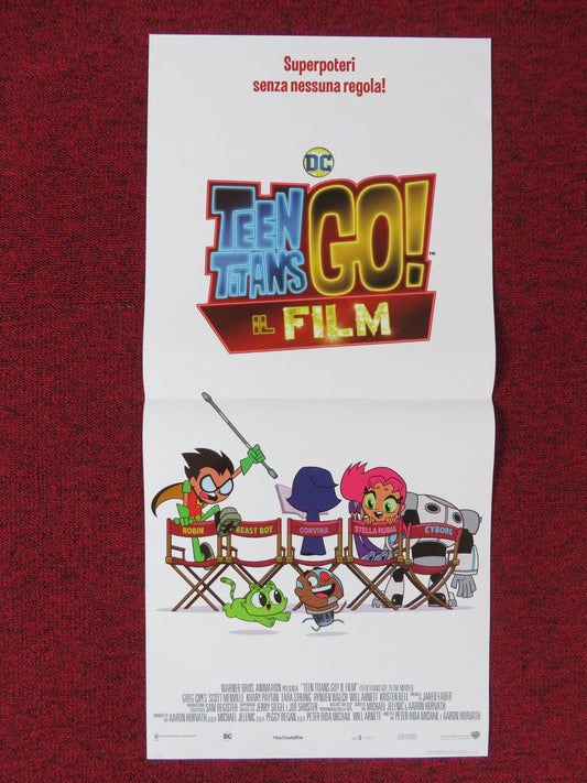 TEEN TITANS GO! TO THE MOVIES ITALIAN LOCANDINA POSTER GREG CIPES 2018 Rendezvous Cinema Movie posters