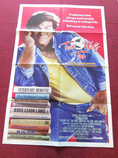 TEEN WOLF TOO FOLDED US ONE SHEET POSTER JASON BATEMAN KIM DARBY 1987 Rendezvous Cinema Movie posters