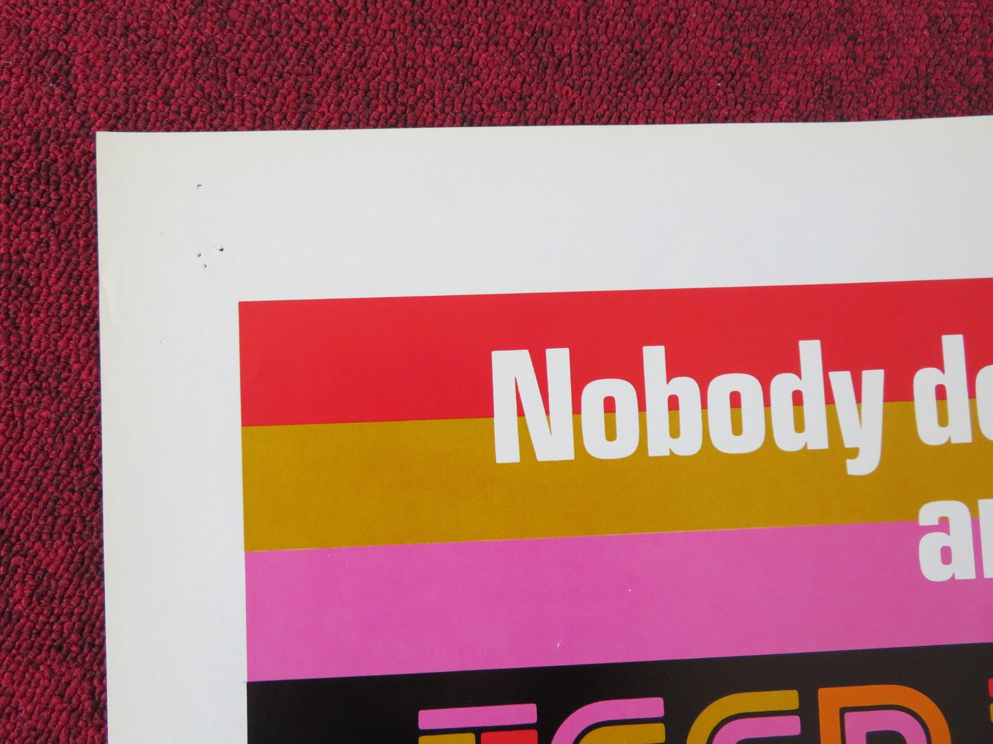 TEENAGE GRAFFITI FOLDED US ONE SHEET POSTER MICHAEL DRISCOLL J. ARNETTE 1977 Rendezvous Cinema Movie posters