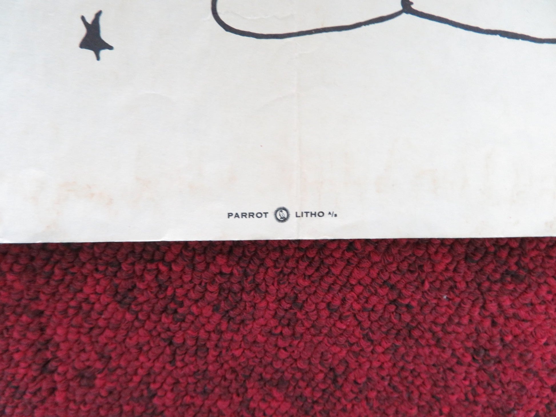 TEGNEFILM FESTIVAL DANISH POSTER ROLLED 1970s Rendezvous Cinema Movie posters