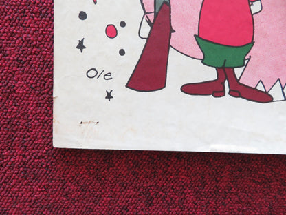 TEGNEFILM FESTIVAL DANISH POSTER ROLLED 1970s Rendezvous Cinema Movie posters