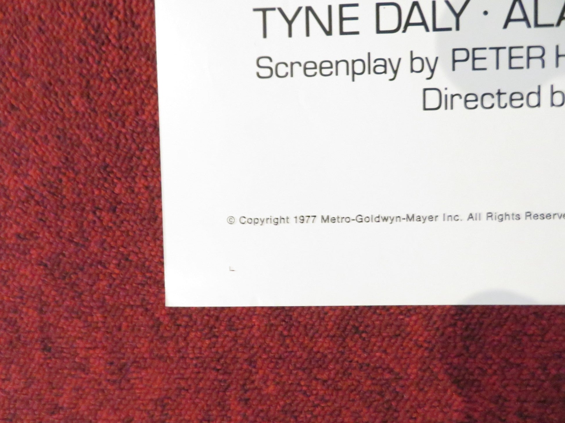 TELEFON FOLDED US ONE SHEET POSTER CHARLES BRONSON LEE REMICK 1977 Rendezvous Cinema Movie posters