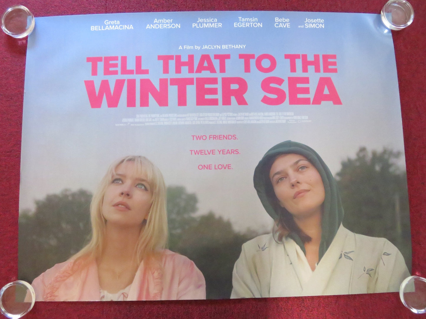 TELL THAT TO THE WINTER SEA UK QUAD ROLLED POSTER BELLAMACINA AMBER ANDERS 2024 Rendezvous Cinema Movie posters