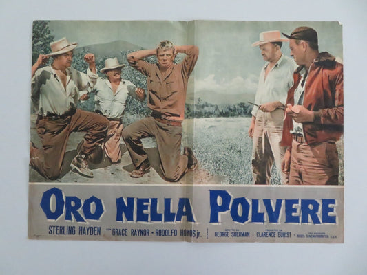 Ten Days to Tulara Italian Fotobusta Poster Sterling Hayden Grace Raynor 1958 Movie posters