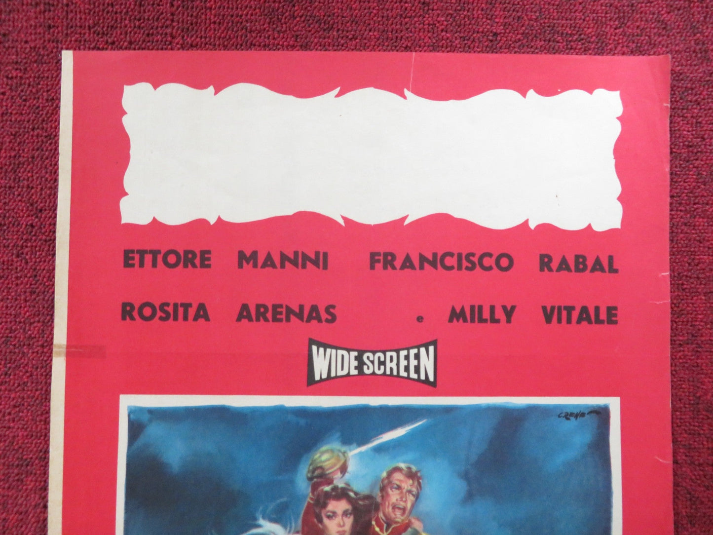 TEN READY RIFLES ITALIAN LOCANDINA POSTER ETTORE MANNI FRANCISCO RABAL 1959 Rendezvous Cinema Movie posters