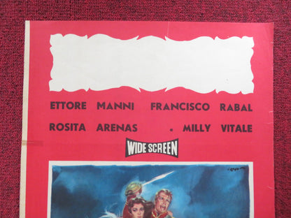 TEN READY RIFLES ITALIAN LOCANDINA POSTER ETTORE MANNI FRANCISCO RABAL 1959 Rendezvous Cinema Movie posters