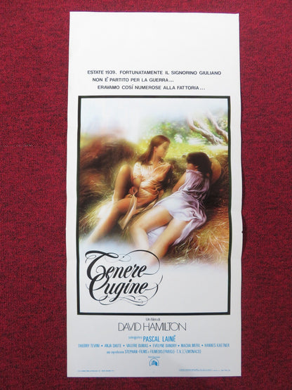 TENDER COUSINS ITALIAN LOCANDINA POSTER THEIRRY TEVINI ANJA SHUTE 1981 Rendezvous Cinema Movie posters