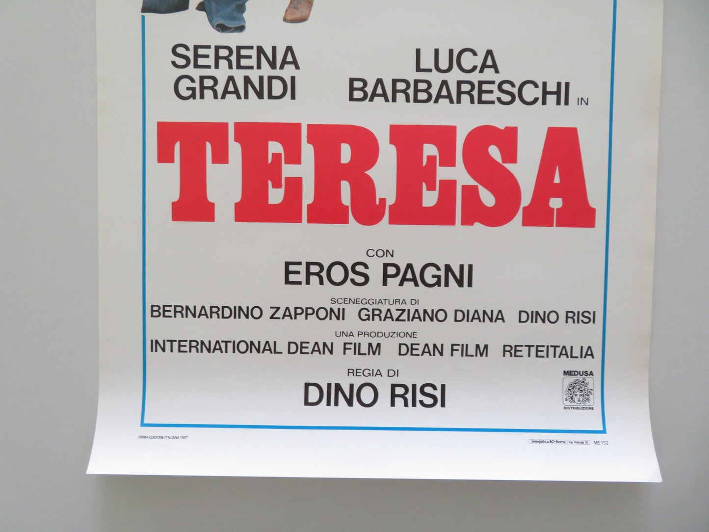 TERESA ITALIAN LOCANDINA POSTER SERENA GRANDI EROS PAGNI 1987 Movie posters