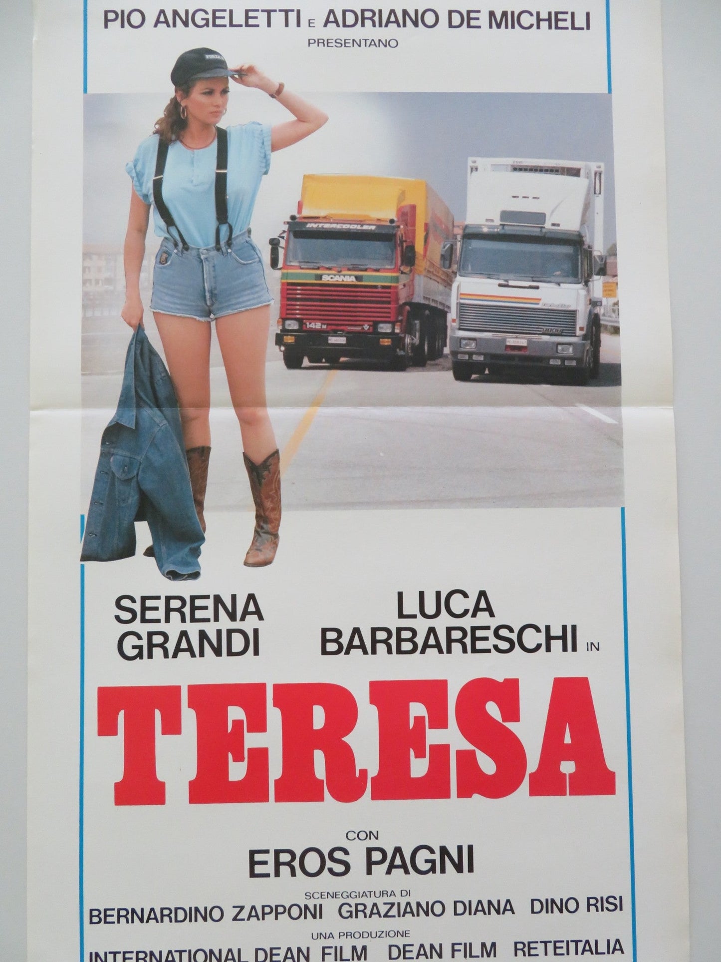 TERESA ITALIAN LOCANDINA POSTER SERENA GRANDI EROS PAGNI 1987 Movie posters