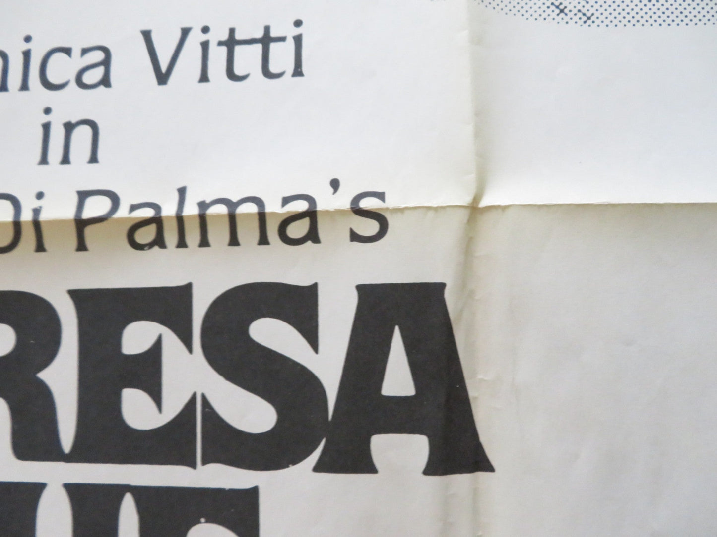 TERESA THE THIEF FOLDED US ONE SHEET POSTER MONICA VITTI S. SATTA FLORES 1973 Rendezvous Cinema Movie posters