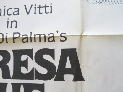TERESA THE THIEF FOLDED US ONE SHEET POSTER MONICA VITTI S. SATTA FLORES 1973 Rendezvous Cinema Movie posters