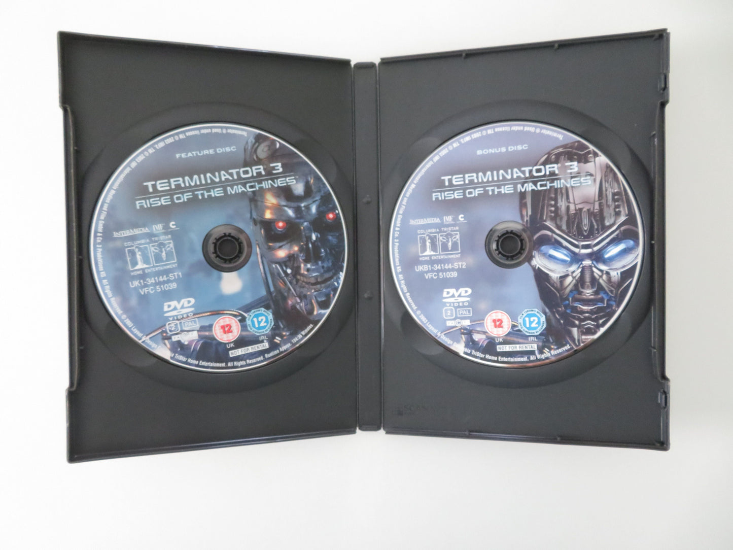 Terminator 3: Rise of the Machines (DVD) Arnold Schwarzenegger 2003 Region 2 Movie posters