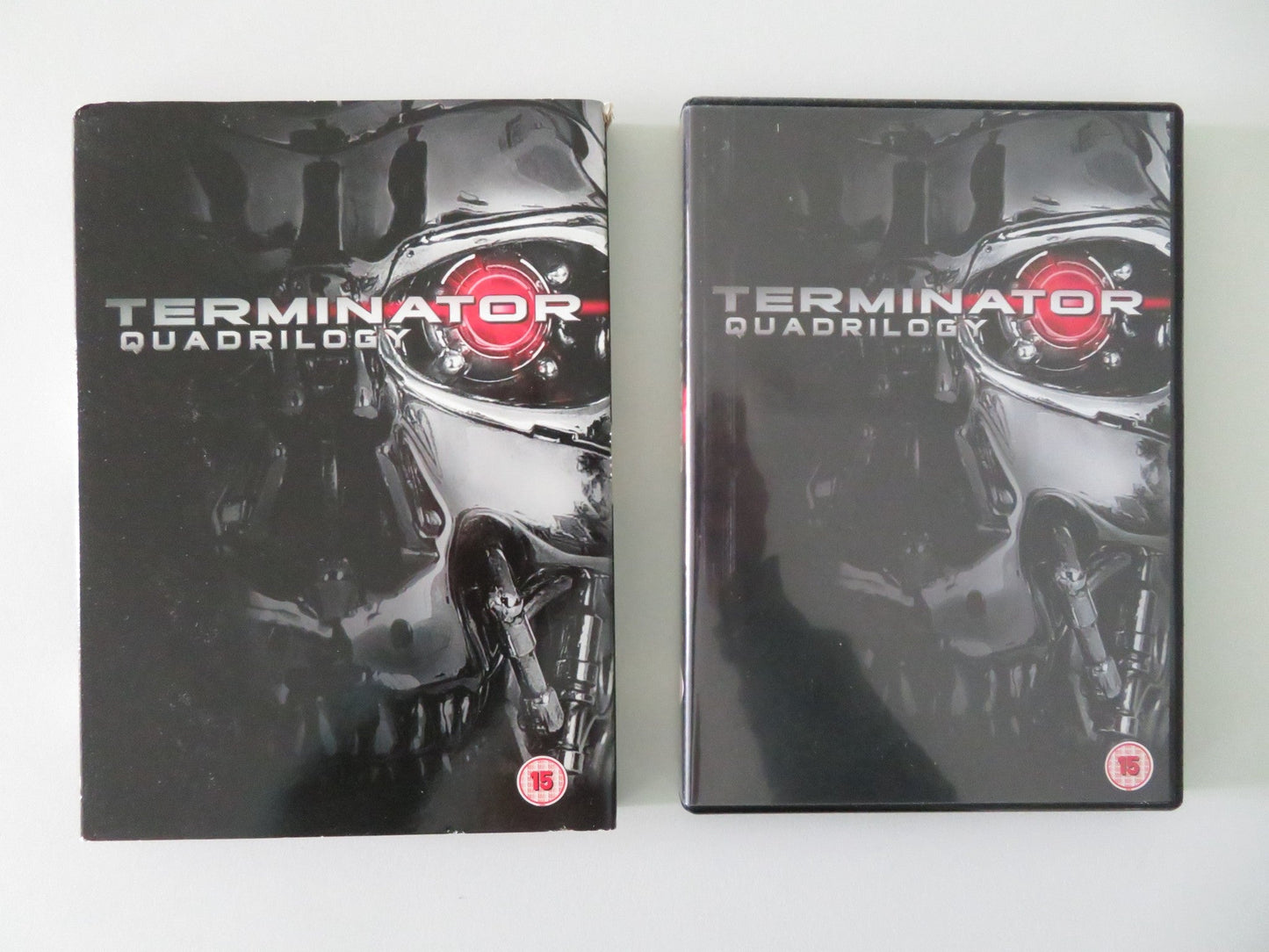 Terminator Quadrilogy - 4 discs (DVD) Arnold Schwarzenegger 1984 Region 2 Movie posters