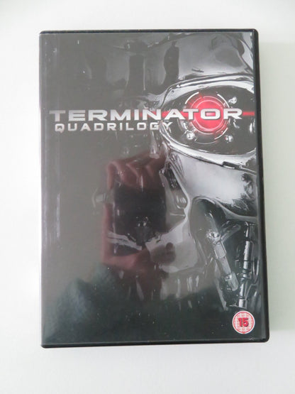 Terminator Quadrilogy - 4 discs (DVD) Arnold Schwarzenegger 1984 Region 2 Movie posters