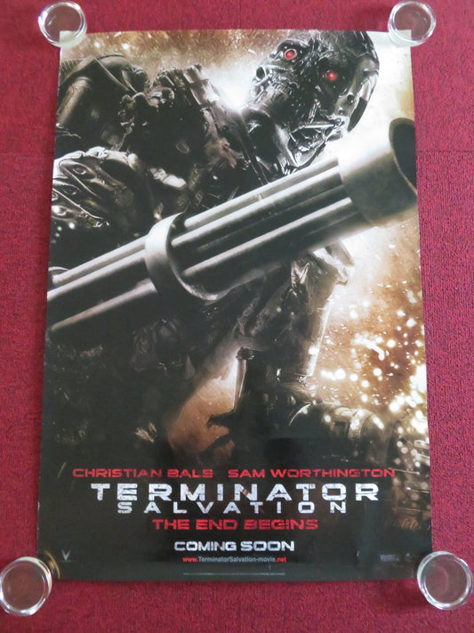 TERMINATOR SALVATION US ONE SHEET ROLLED POSTER CHRISTIAN BALE WORTHINGTON 2009 Movie posters