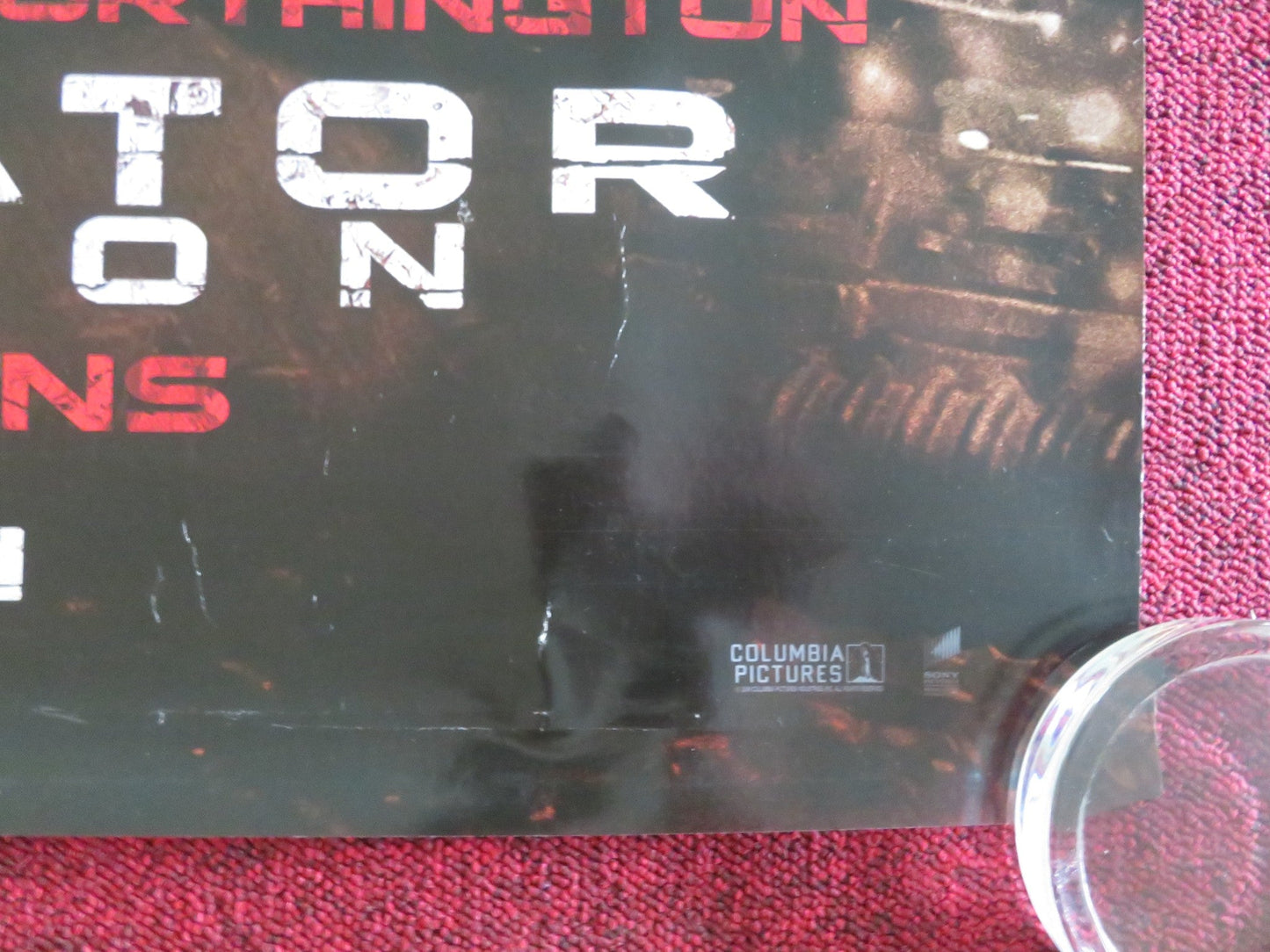 TERMINATOR SALVATION US ONE SHEET ROLLED POSTER CHRISTIAN BALE WORTHINGTON 2009 Movie posters