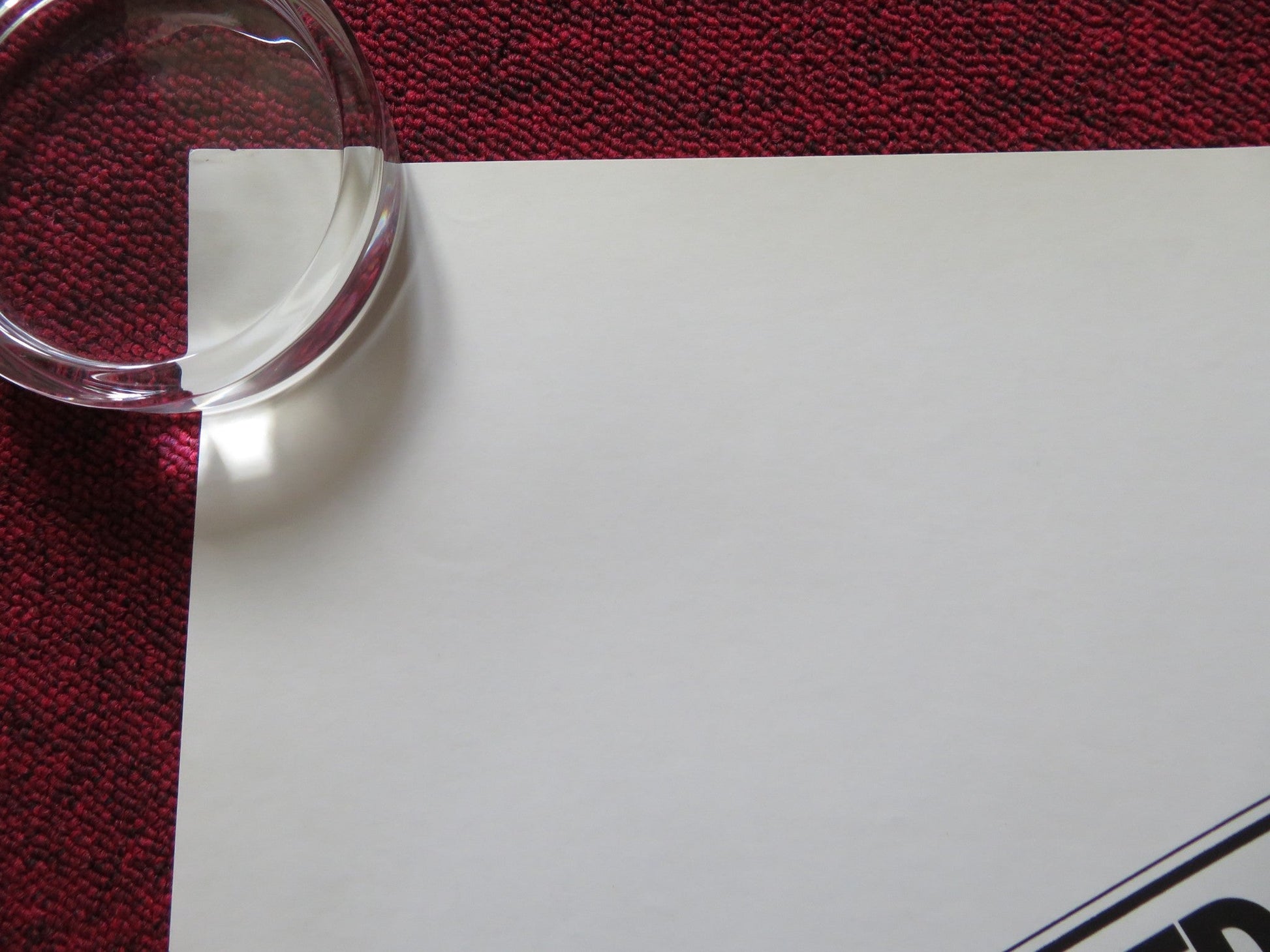 TERMS OF ENDEARMENT UK QUAD ROLLED POSTER SHIRLEY MACLAINE JACK NICHOLSON 1983 Rendezvous Cinema Movie posters