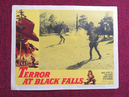 TERROR AT BLACK FALLS US LOBBY CARD FULL SET HOUSE PETERS JR. JOHN ALONSO 1962 Rendezvous Cinema Movie posters