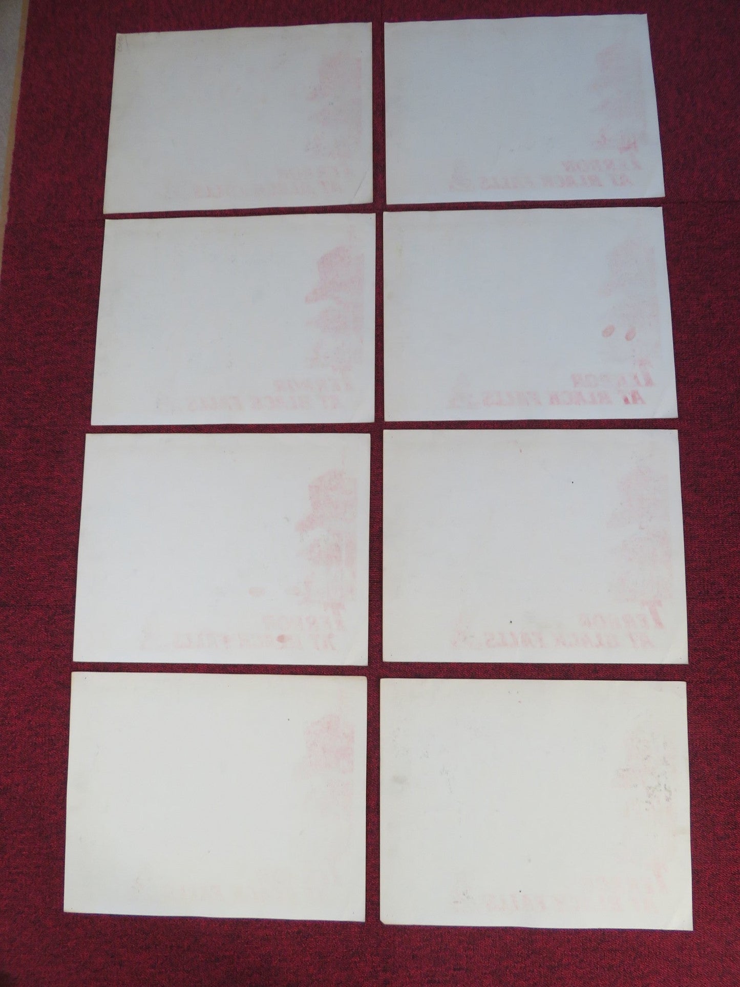 TERROR AT BLACK FALLS US LOBBY CARD FULL SET HOUSE PETERS JR. JOHN ALONSO 1962 Rendezvous Cinema Movie posters