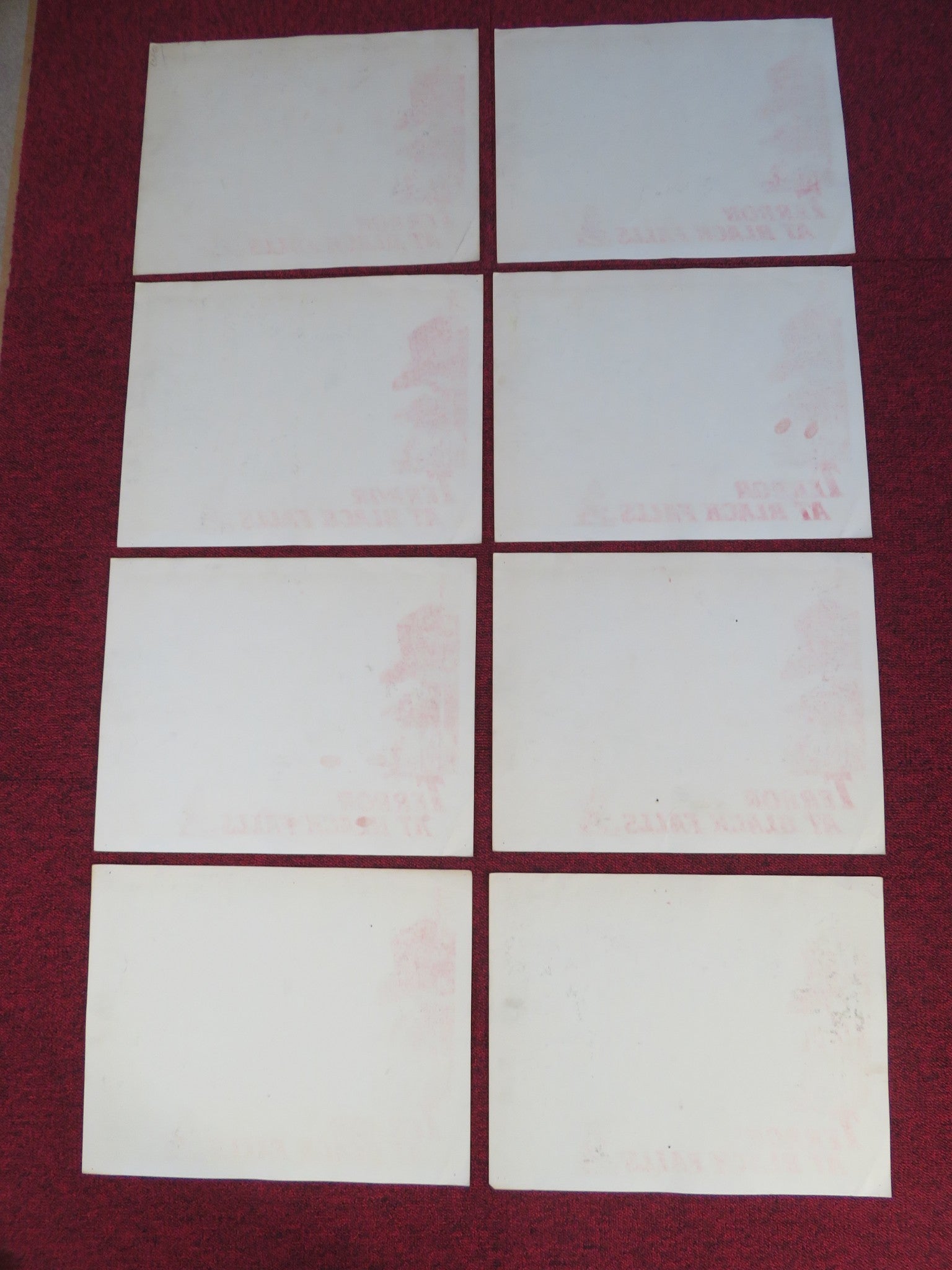 TERROR AT BLACK FALLS US LOBBY CARD FULL SET HOUSE PETERS JR. JOHN ALONSO 1962 Rendezvous Cinema Movie posters