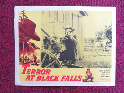 TERROR AT BLACK FALLS US LOBBY CARD FULL SET HOUSE PETERS JR. JOHN ALONSO 1962 Rendezvous Cinema Movie posters