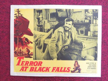 TERROR AT BLACK FALLS US LOBBY CARD FULL SET HOUSE PETERS JR. JOHN ALONSO 1962 Rendezvous Cinema Movie posters