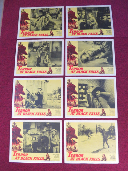 TERROR AT BLACK FALLS US LOBBY CARD FULL SET HOUSE PETERS JR. JOHN ALONSO 1962 Rendezvous Cinema Movie posters
