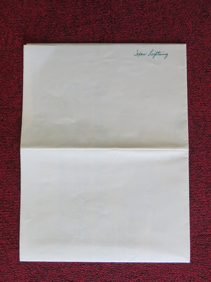 TEXAS LIGHTNING FOLDED US ONE SHEET POSTER CAMERON MITCHELL M. MCCORMICK 1981 Rendezvous Cinema Movie posters