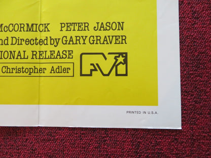 TEXAS LIGHTNING FOLDED US ONE SHEET POSTER CAMERON MITCHELL M. MCCORMICK 1981 Rendezvous Cinema Movie posters