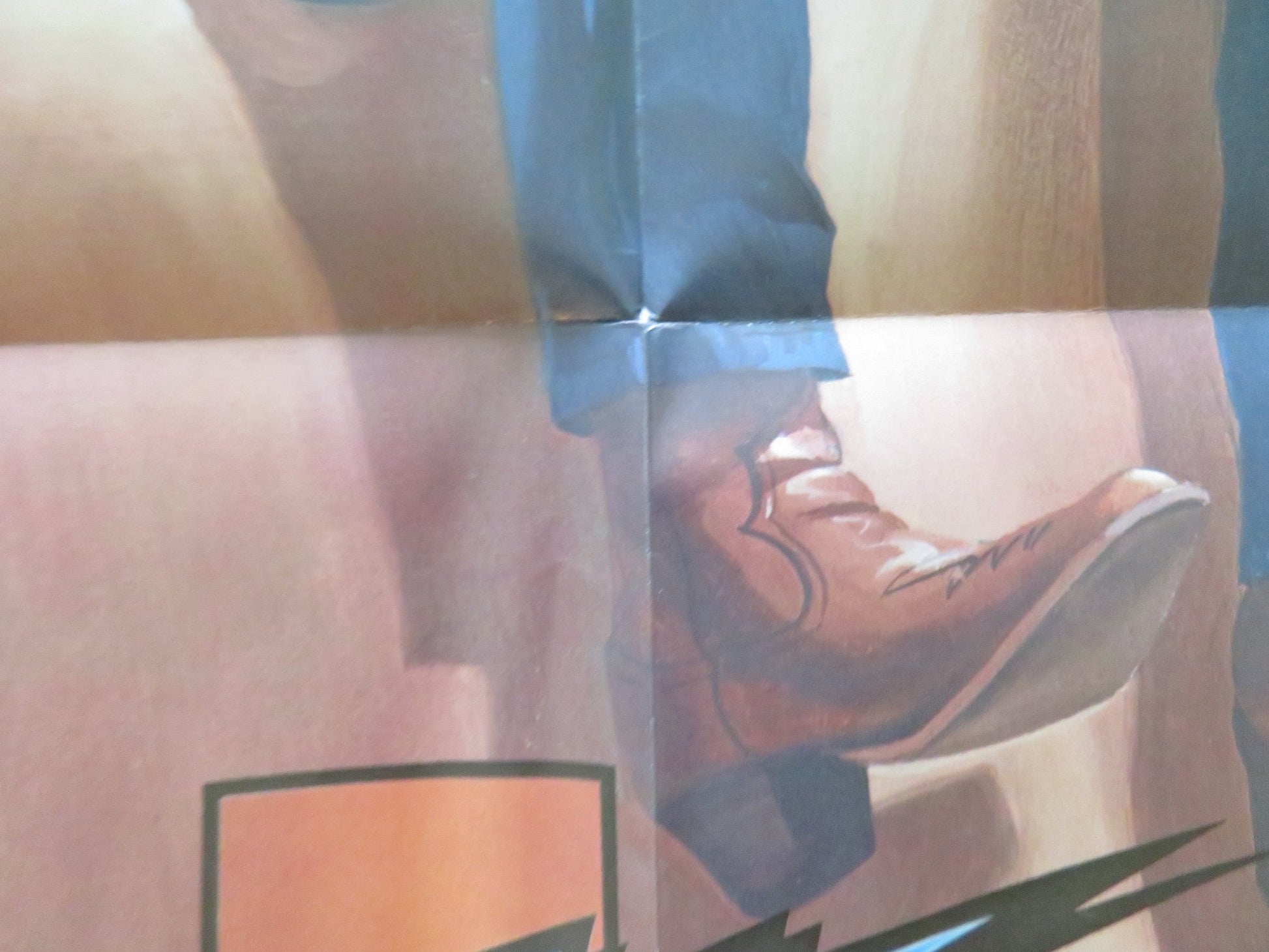 TEXAS LIGHTNING FOLDED US ONE SHEET POSTER CAMERON MITCHELL M. MCCORMICK 1981 Rendezvous Cinema Movie posters