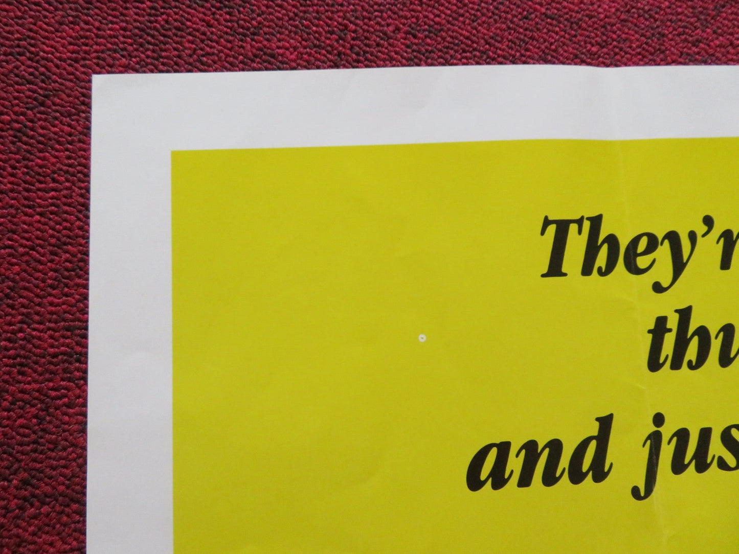 TEXAS LIGHTNING FOLDED US ONE SHEET POSTER CAMERON MITCHELL M. MCCORMICK 1981 Rendezvous Cinema Movie posters