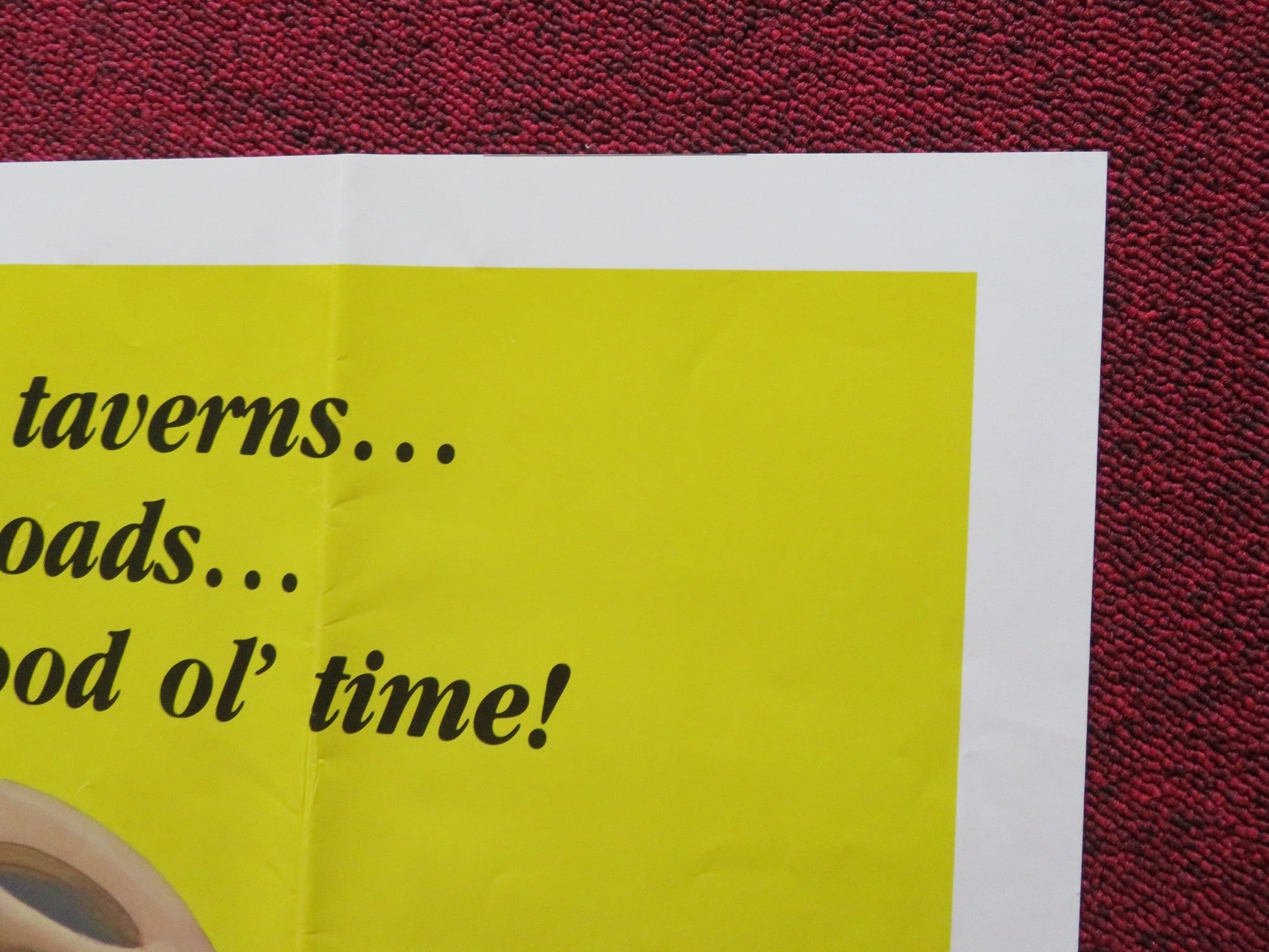 TEXAS LIGHTNING FOLDED US ONE SHEET POSTER CAMERON MITCHELL M. MCCORMICK 1981 Rendezvous Cinema Movie posters