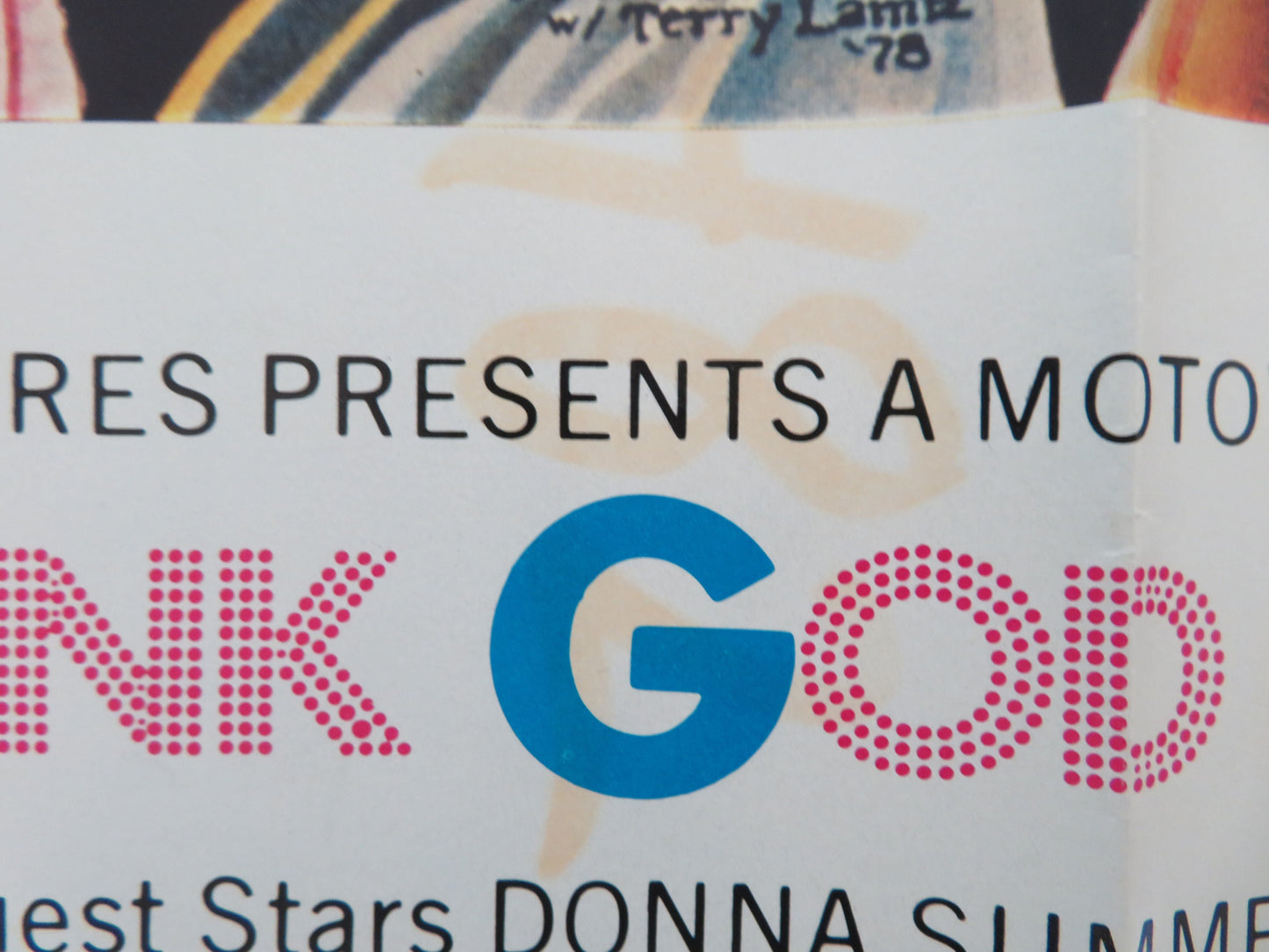 Thank God It's Friday Folded US One Sheet Poster Jeff Goldblum Donna Summer 1978 Movie posters