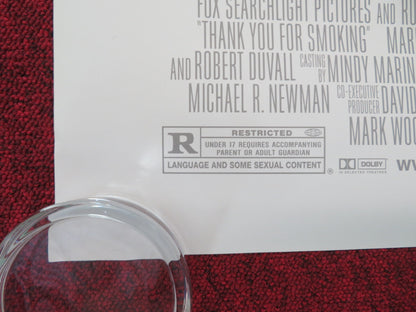 THANK YOU FOR SMOKING - B US ONE SHEET ROLLED POSTER AARON ECKHART ROB LOWE 2005 Movie posters