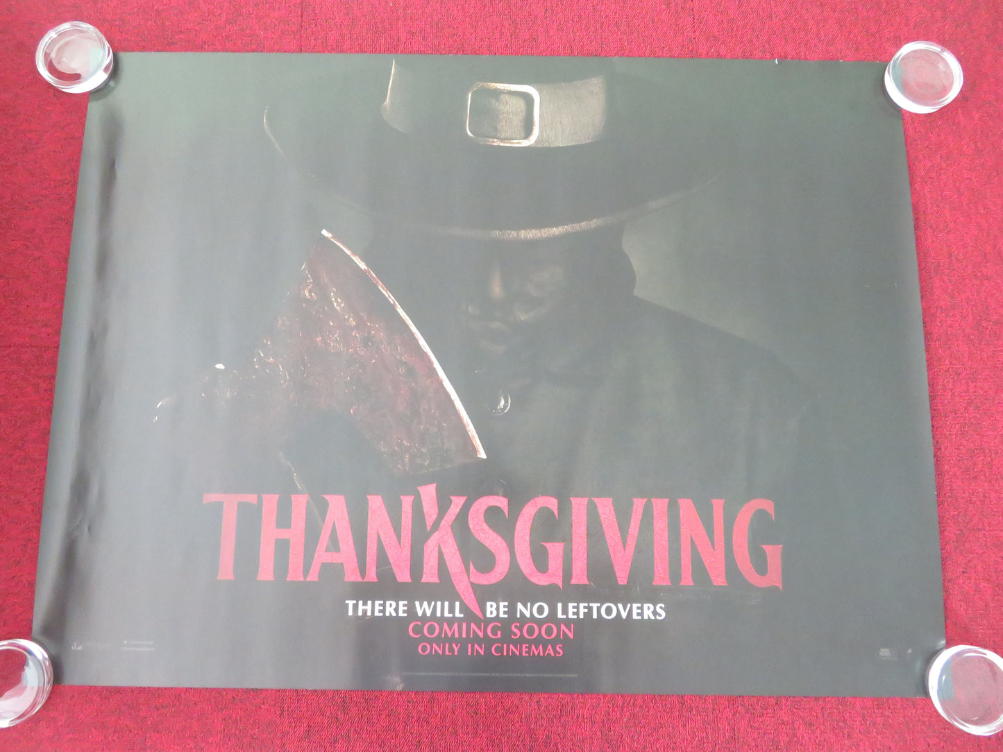 Thanksgiving - B UK Quad Rolled Poster Patrick Dempsey Gina Gershon 2023 Movie posters