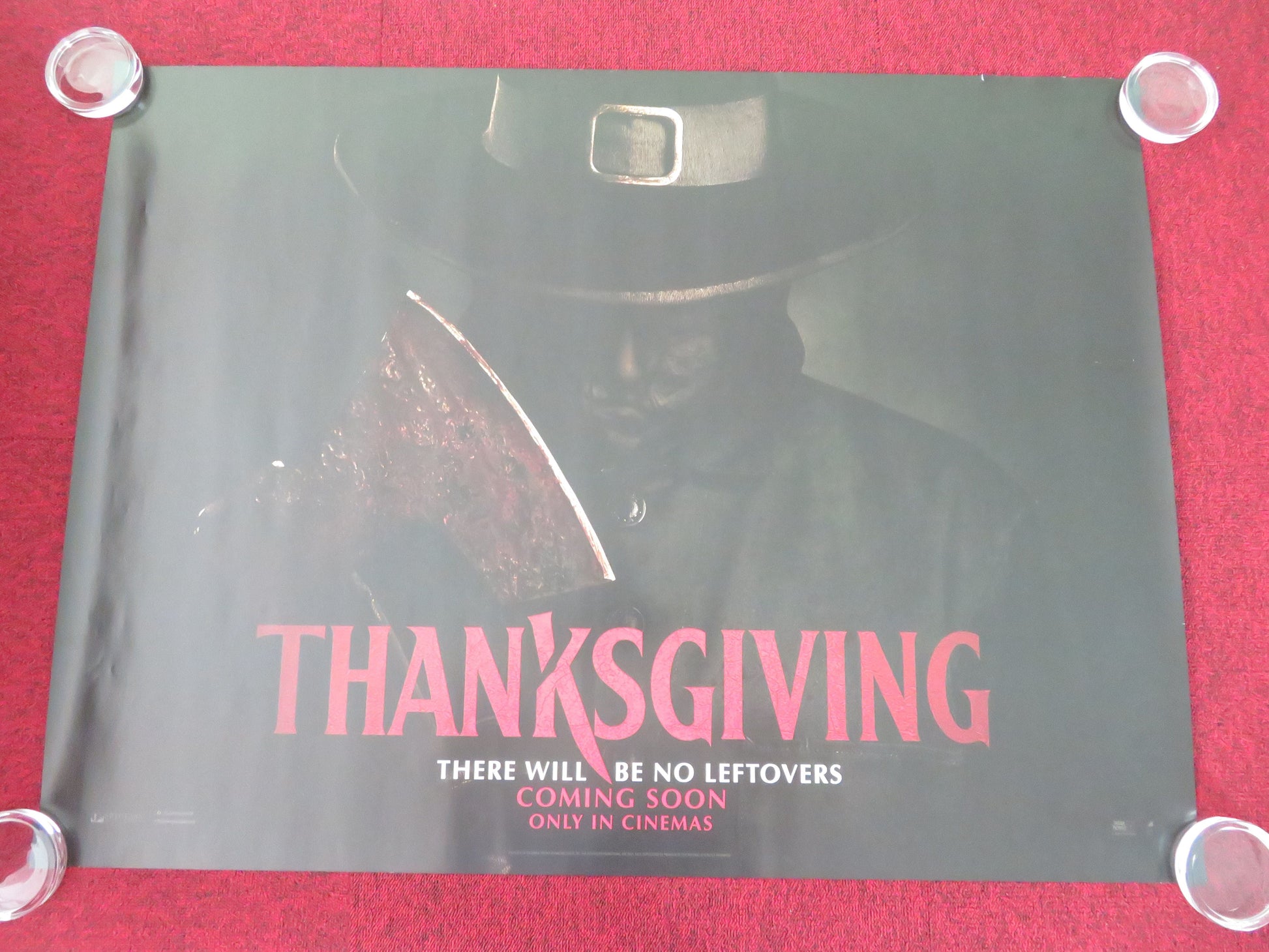Thanksgiving - B UK Quad Rolled Poster Patrick Dempsey Gina Gershon 2023 Movie posters