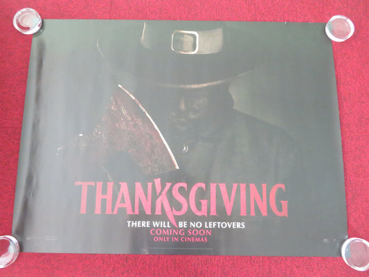Thanksgiving - B UK Quad Rolled Poster Patrick Dempsey Gina Gershon 2023 Movie posters