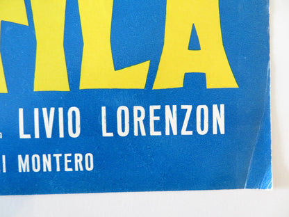 THARUS, SON OF ATTILA - B ITALIAN FOTOBUSTA POSTER JEROME COURTLAND 1962 Rendezvous Cinema Movie posters