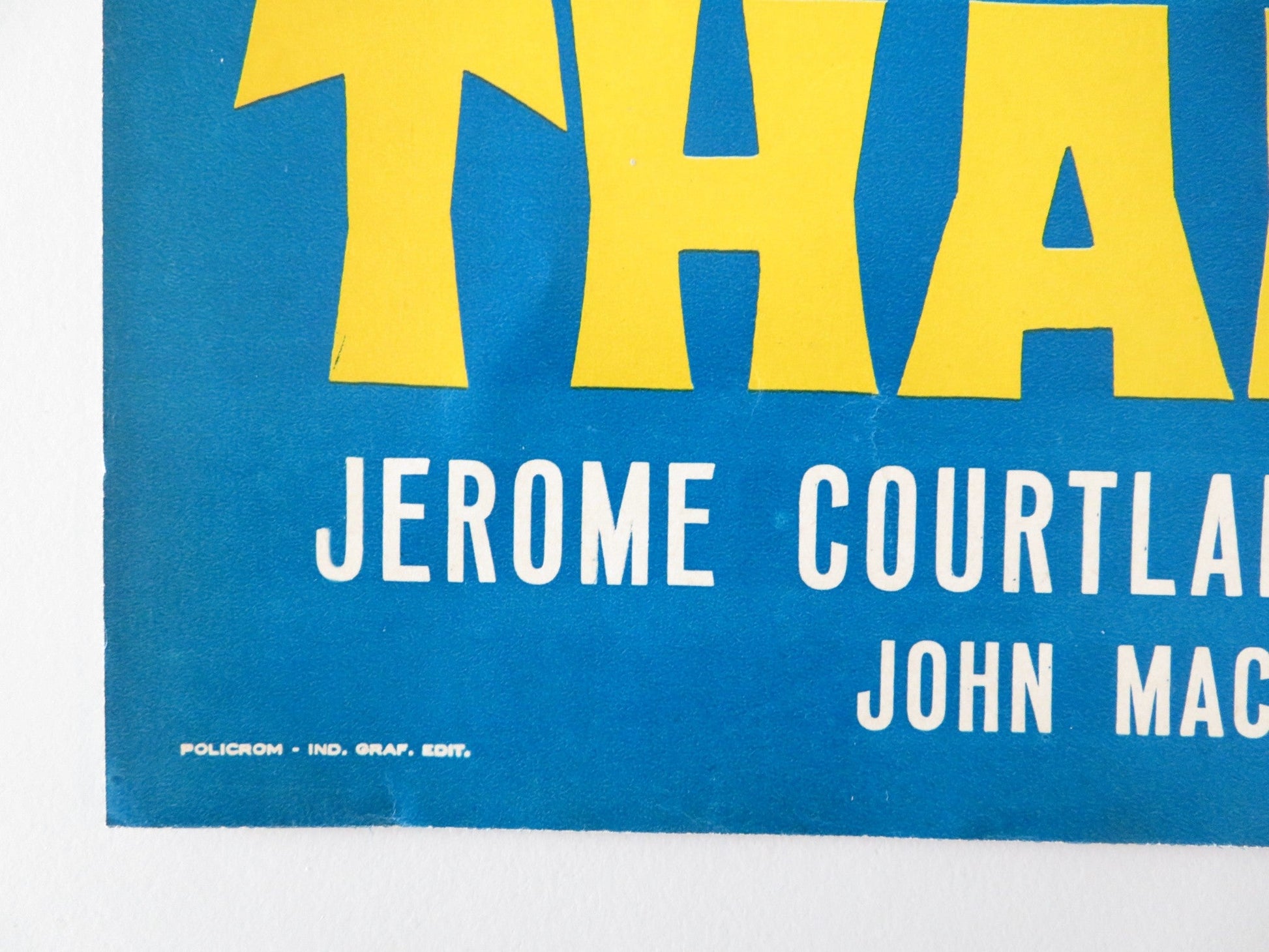 THARUS, SON OF ATTILA - C ITALIAN FOTOBUSTA POSTER JEROME COURTLAND 1962 Rendezvous Cinema Movie posters