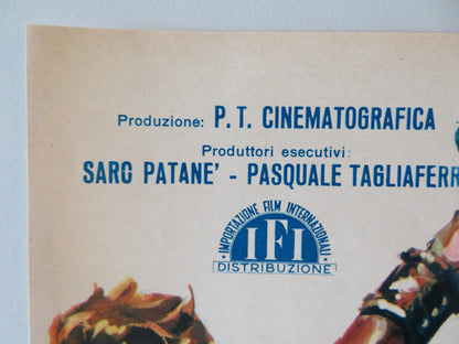 THARUS, SON OF ATTILA - D ITALIAN FOTOBUSTA POSTER JEROME COURTLAND 1962 Rendezvous Cinema Movie posters