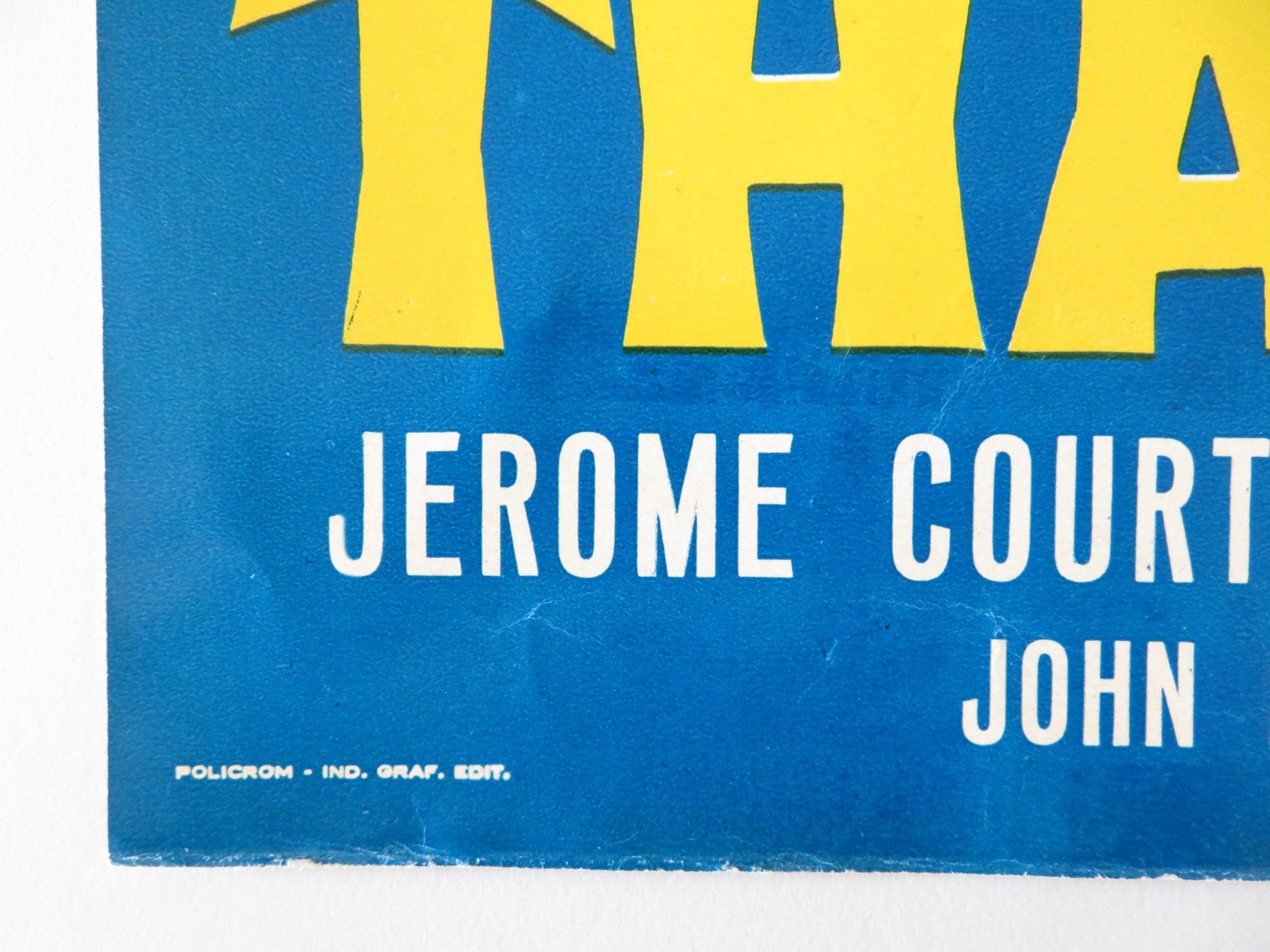 THARUS, SON OF ATTILA - E ITALIAN FOTOBUSTA POSTER JEROME COURTLAND 1962 Rendezvous Cinema Movie posters