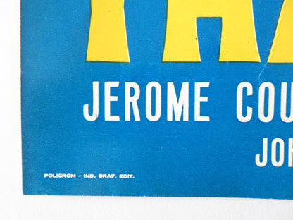 THARUS, SON OF ATTILA - F ITALIAN FOTOBUSTA POSTER JEROME COURTLAND 1962 Rendezvous Cinema Movie posters