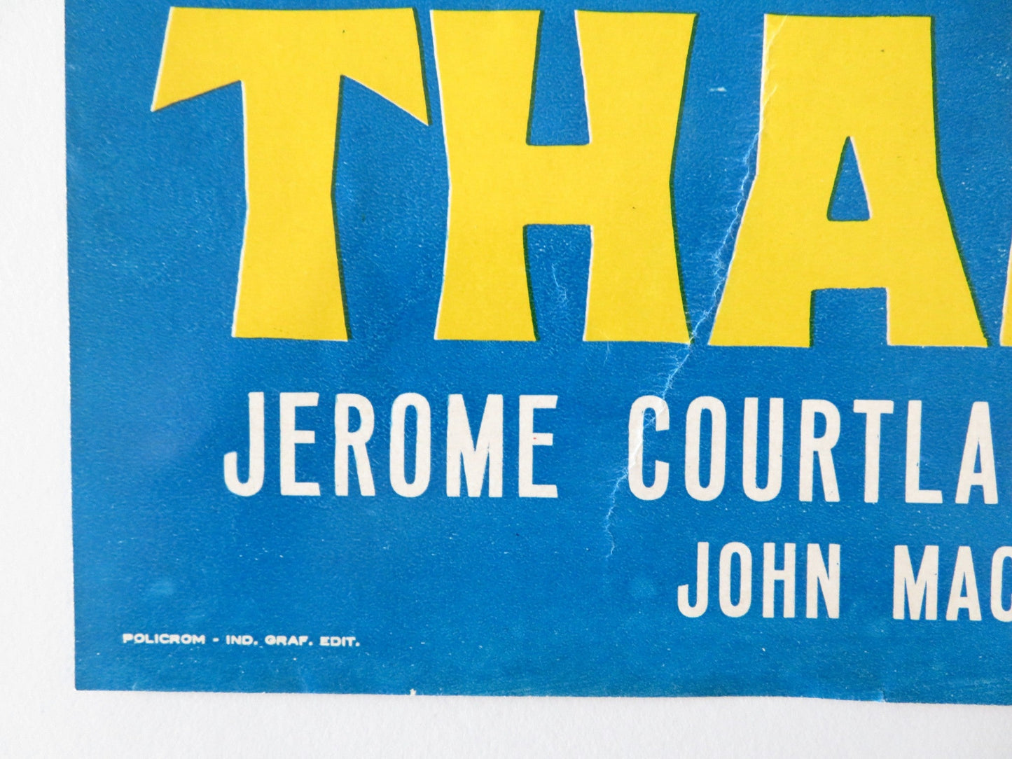 THARUS, SON OF ATTILA - G ITALIAN FOTOBUSTA POSTER JEROME COURTLAND 1962 Rendezvous Cinema Movie posters