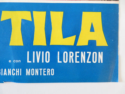 THARUS, SON OF ATTILA - G ITALIAN FOTOBUSTA POSTER JEROME COURTLAND 1962 Rendezvous Cinema Movie posters