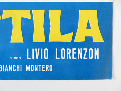 THARUS, SON OF ATTILA - H ITALIAN FOTOBUSTA POSTER JEROME COURTLAND 1962 Rendezvous Cinema Movie posters