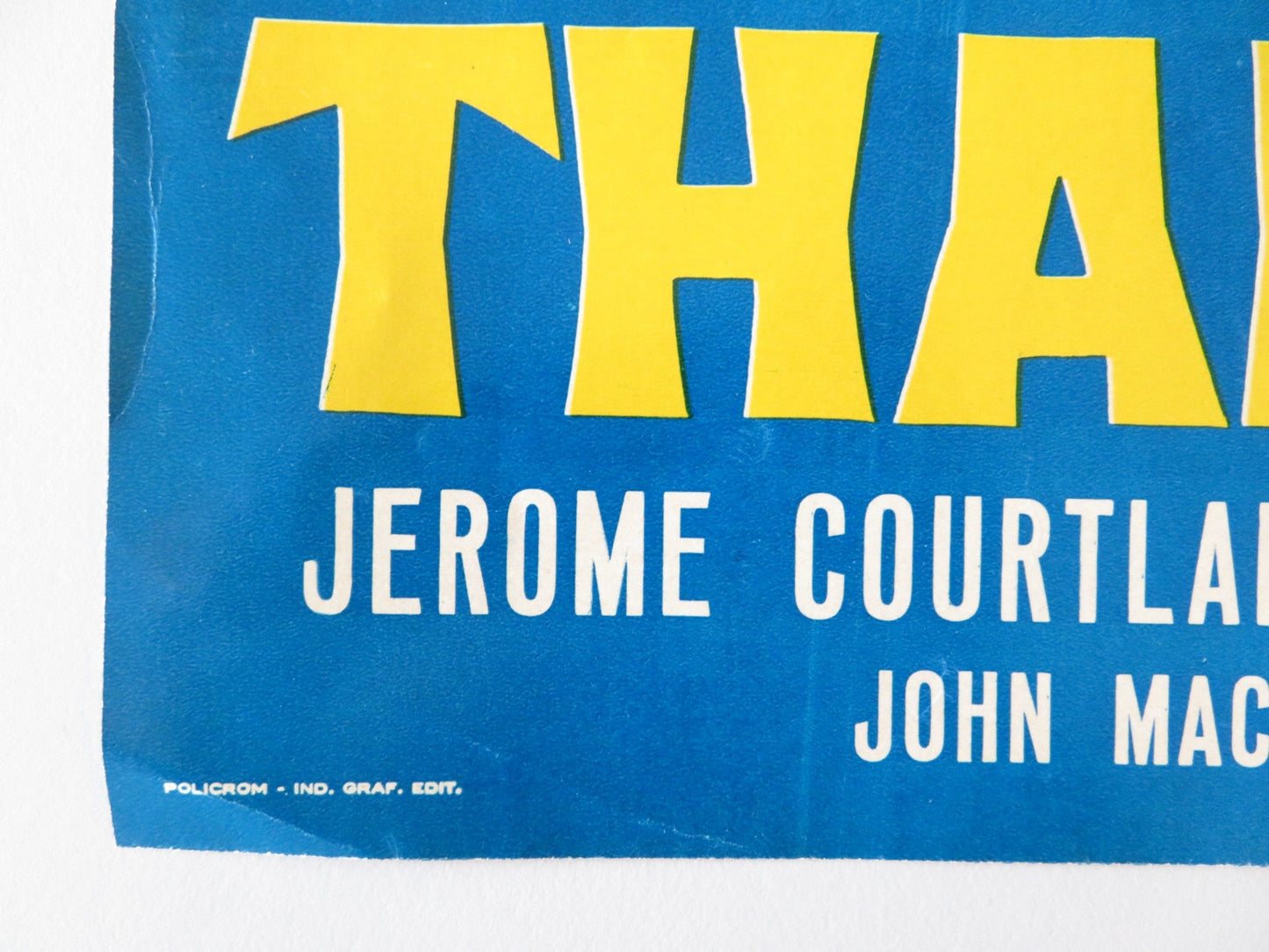 THARUS, SON OF ATTILA - H ITALIAN FOTOBUSTA POSTER JEROME COURTLAND 1962 Rendezvous Cinema Movie posters